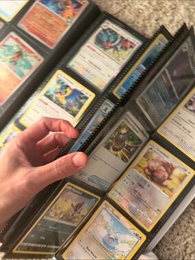 Pokemon Cards Binder Pokemon Cards Lot Pokemon Trading Cards Collection